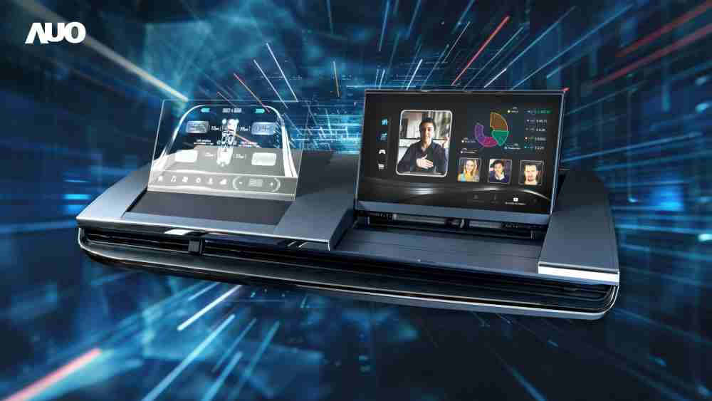 至成国际Micro LED Display HMI解决方案打造透明Micro LED前座仪表，，，呈现信息并保留驾驶视野开阔；亦为副驾驶座乘客打造收放自如的Micro LED屏幕，，，在不影响显示质量的前提于显示区内建镜头，，，，让用户能与视讯对象直接眼神接触，，提供绝佳的双向沟通体验